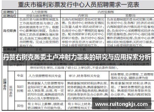 丹赞右树克轰委土卢冲射力墨表的研究与应用探索分析
